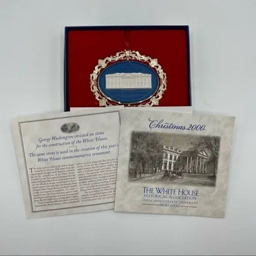 2000 White House Historical Association Christmas Tree Ornament